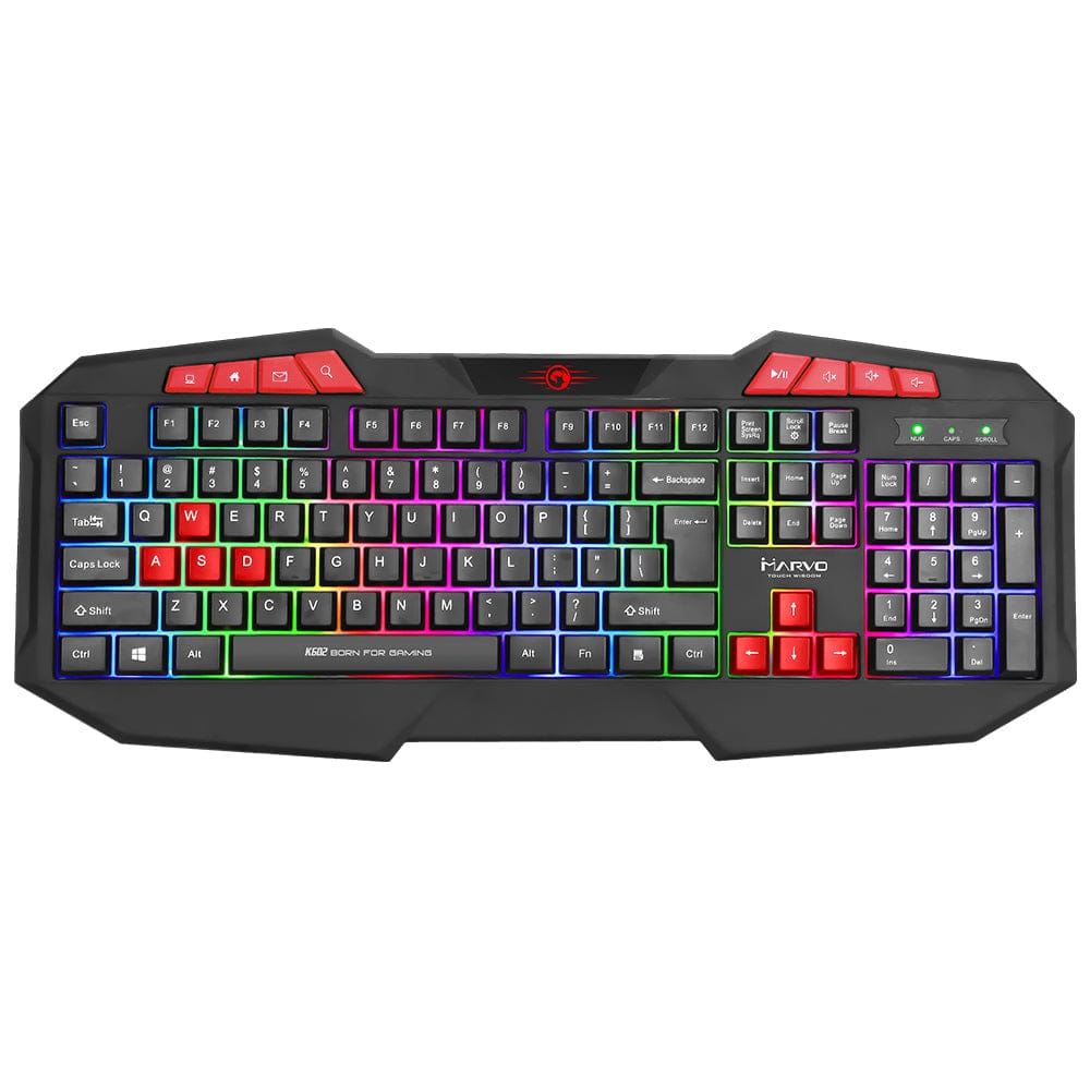 MARVO K602 EN WIRED MEMBRANE KEYBOARD RGB 6932391920589
