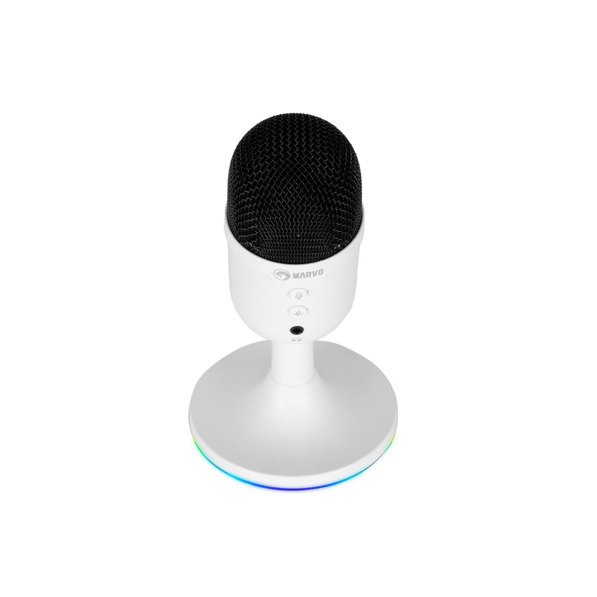 MARVO MIC-06 WH WIRED MICROPHONE RGB WHITE 6932391930069