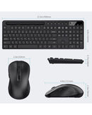 MARVO OFFICE KC411W HR BK WIRELESS COMBO SLO/CRO LAYOUT 6932391937136