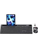 MARVO OFFICE KC411W HR BK WIRELESS COMBO SLO/CRO LAYOUT 6932391937136