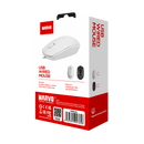 MARVO OFFICE MS003 WH WIRED MOUSE WHITE 6932391927663