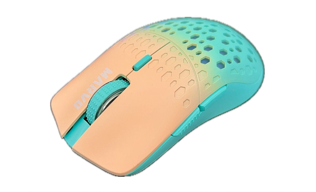 MARVO OFFICE WM109D BU WIRELESS MOUSE TURQUOISE/ORANGE 6932391928325