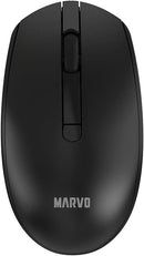 MARVO OFFICE WS005 HR BK WIRELESS COMBO BLACK SLO/CRO LAYOUT 6932391937112