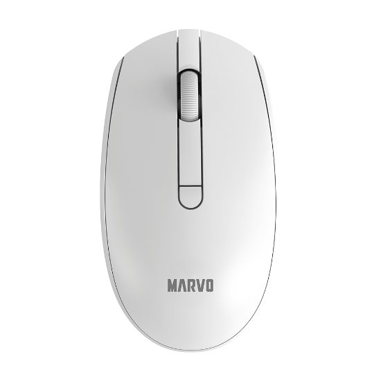 MARVO OFFICE WS005 HR WH WIRELESS COMBO WHITE SLO/CRO LAYOUT 6932391937129