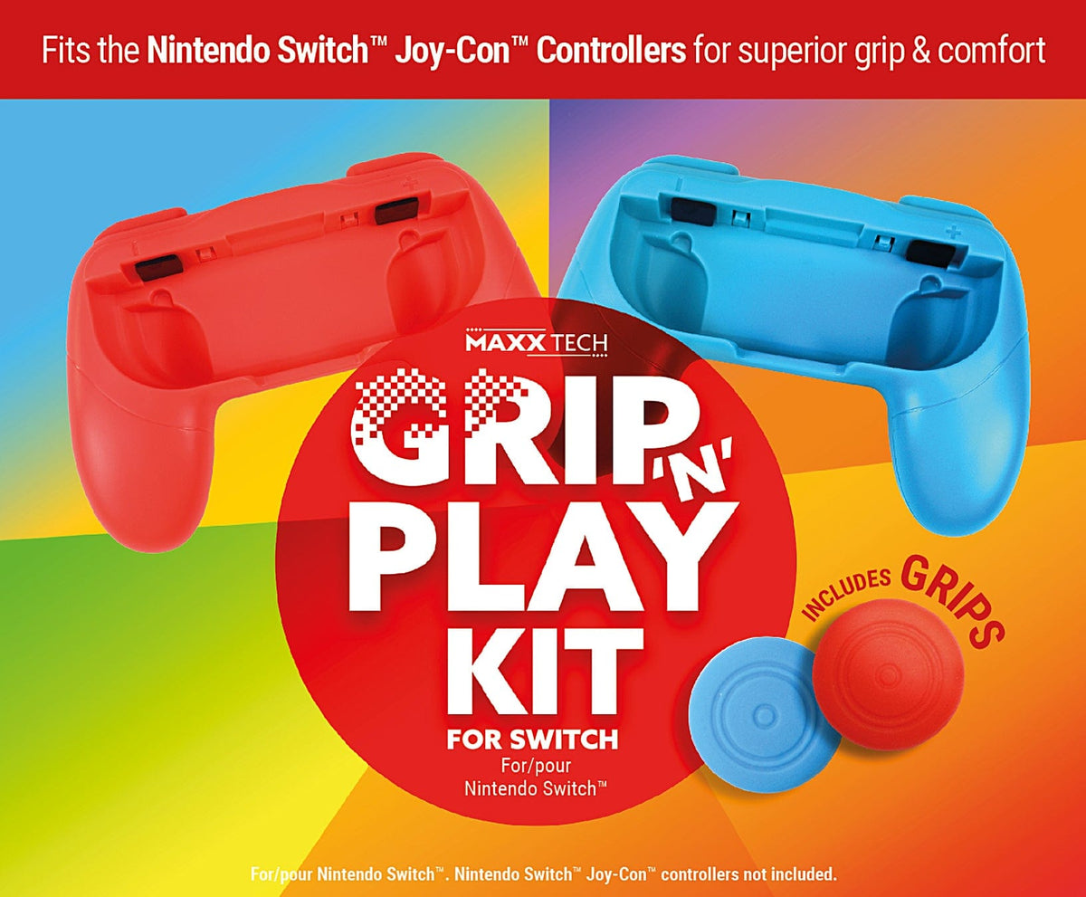 MAXX TECH GRIP N PLAY CONTROLLER KIT FOR SWITCH 5055957700133