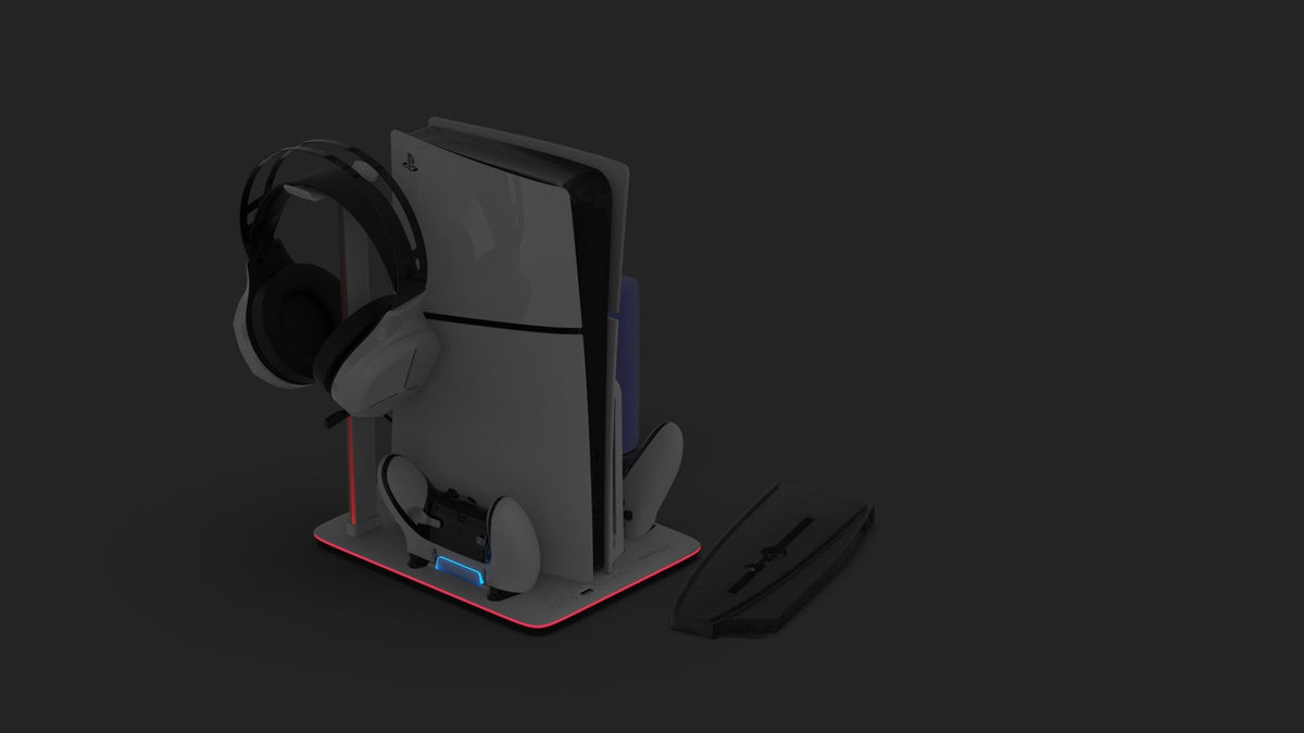 MAXX TECH PS5 STANDARD & SLIM DLX LED MULTI-FUNCTION CHARGING STAND - DAMAGED BOX 3200000004757