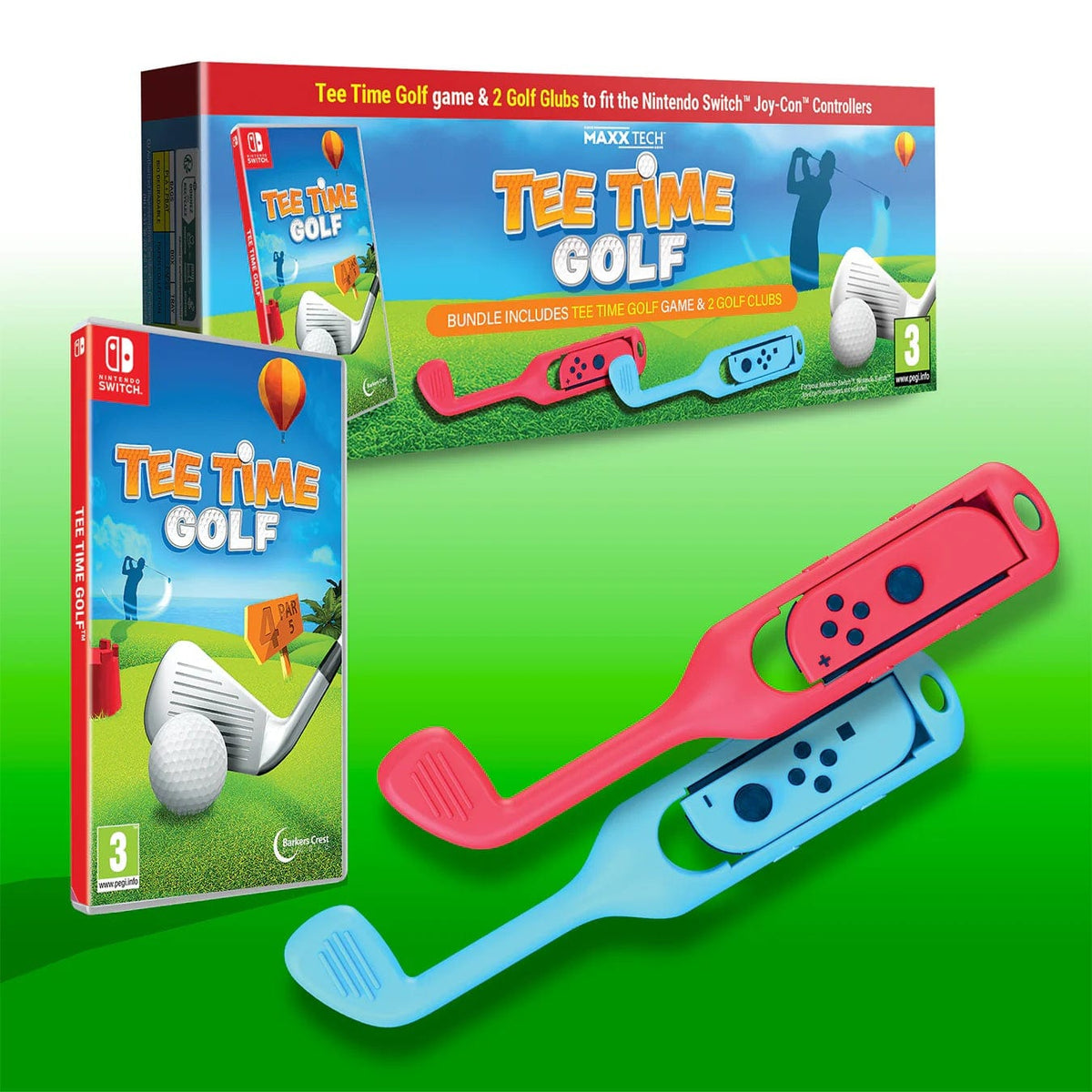 MAXX TECH TEE TIME GOLF KIT FOR SWITCH (CIAB) 5055957706296