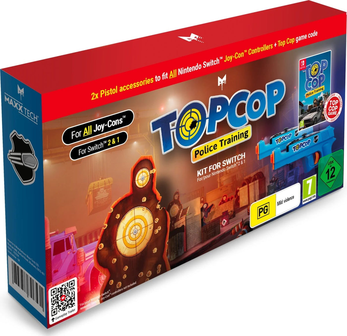 MAXX TECH TOP COP: POLICE TRAINING GAME KIT FOR SWITCH 2&1 (CIAB) 5055957706920