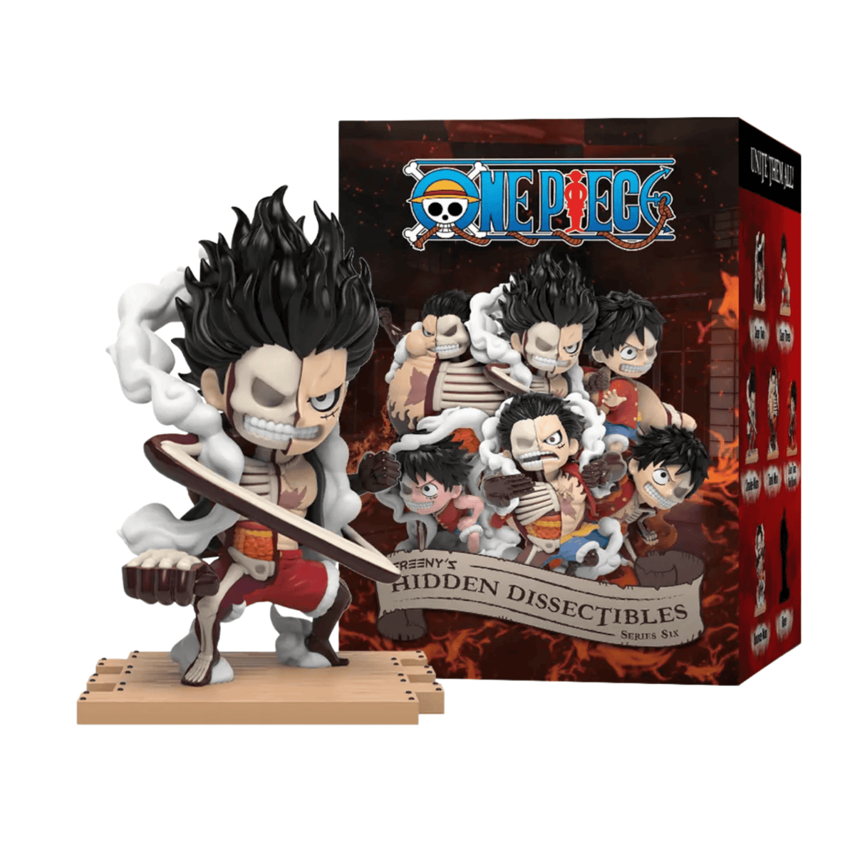 MIGHTY JAXX - FREENY’S HIDDEN DISSECTIBLES: ONE PIECE (LUFFY’S GEARS EDITION) 631978818245