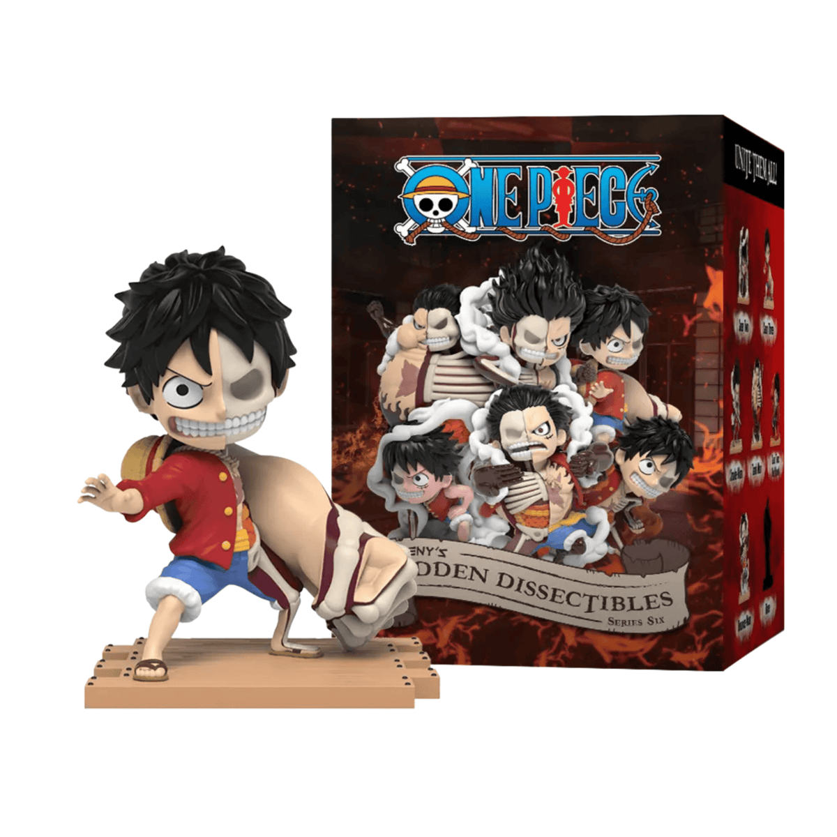 MIGHTY JAXX - FREENY’S HIDDEN DISSECTIBLES: ONE PIECE (LUFFY’S GEARS EDITION) 631978818245