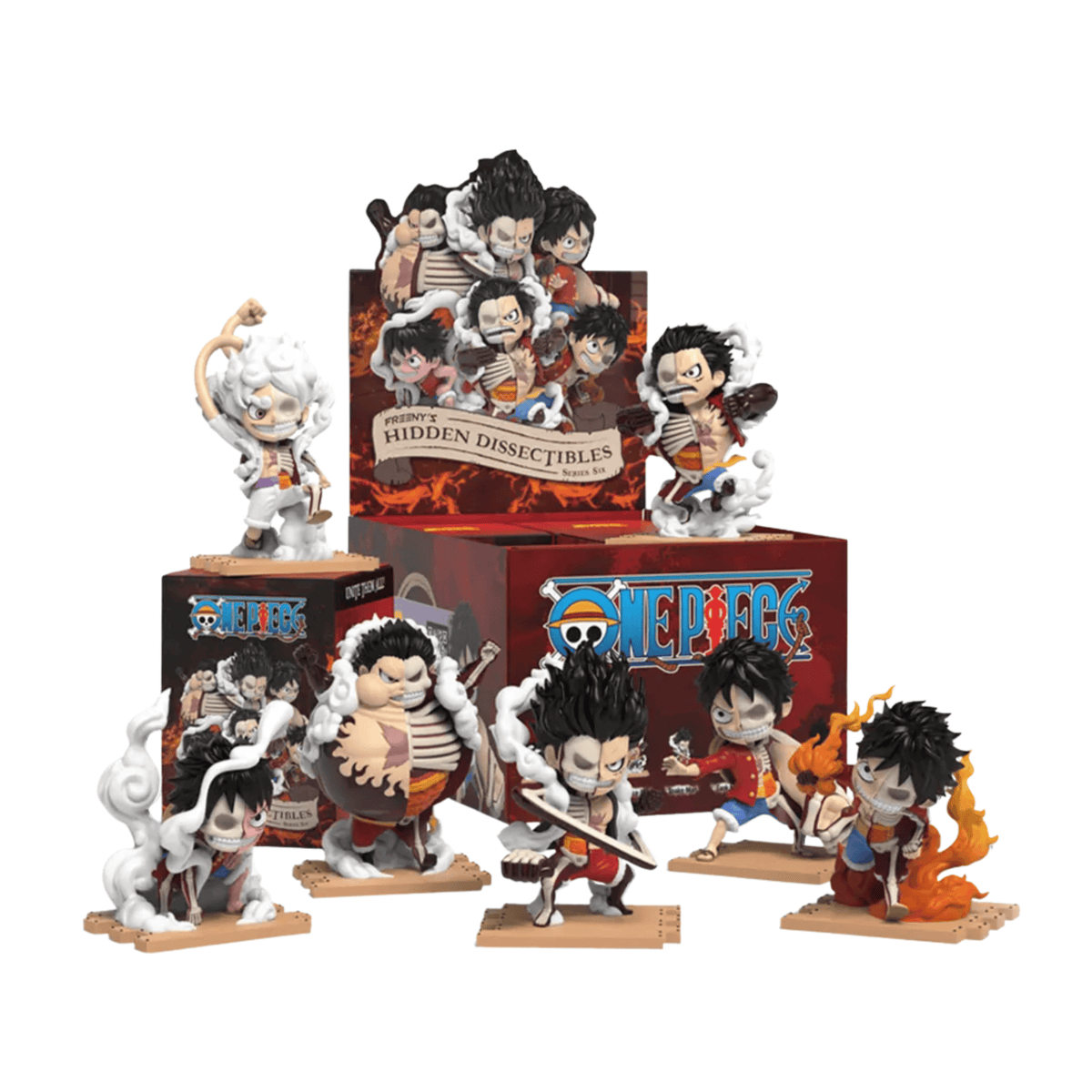 MIGHTY JAXX - FREENY’S HIDDEN DISSECTIBLES: ONE PIECE (LUFFY’S GEARS EDITION) 631978818245