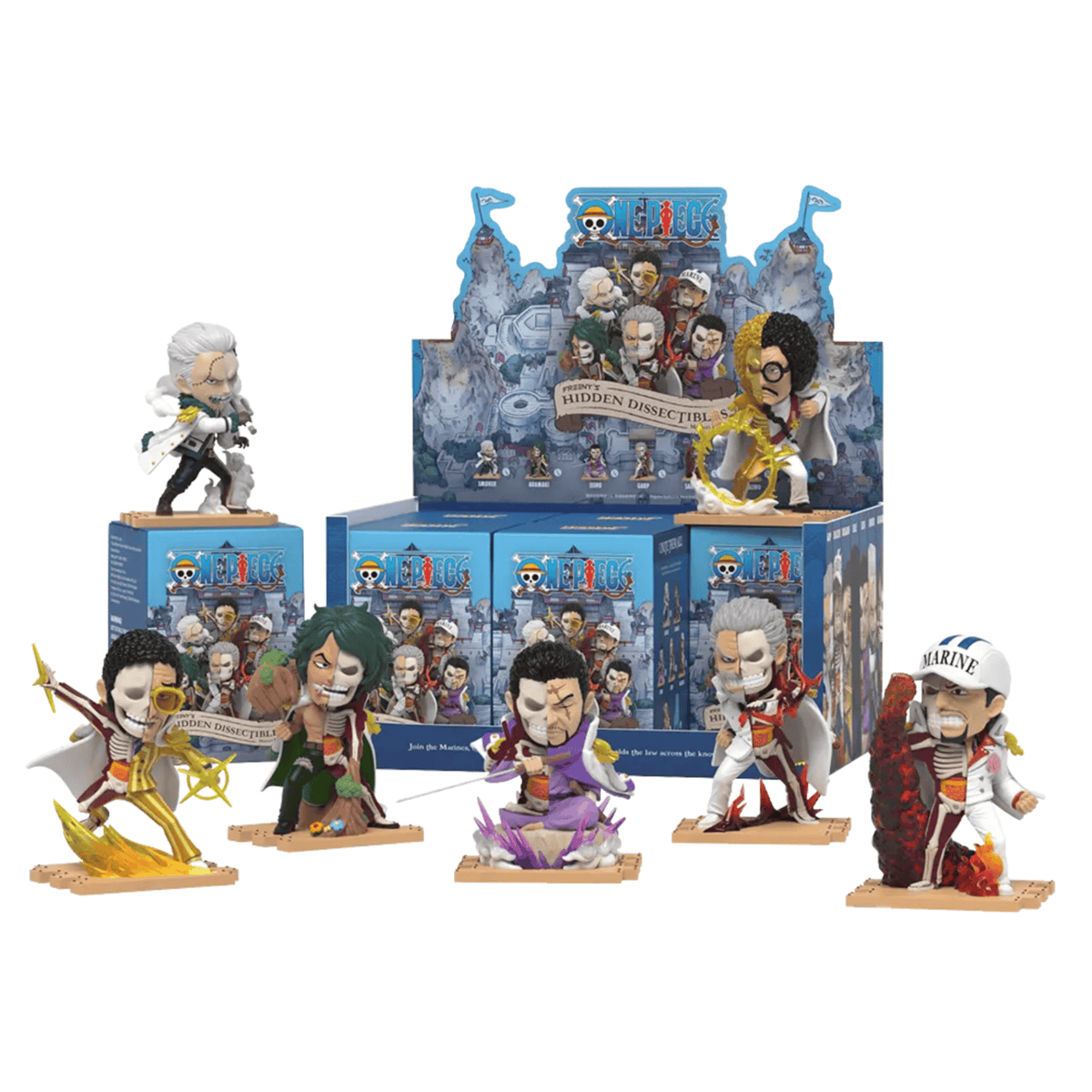 MIGHTY JAXX - FREENY’S HIDDEN DISSECTIBLES: ONE PIECE (MARINE EDITION) 658215278853