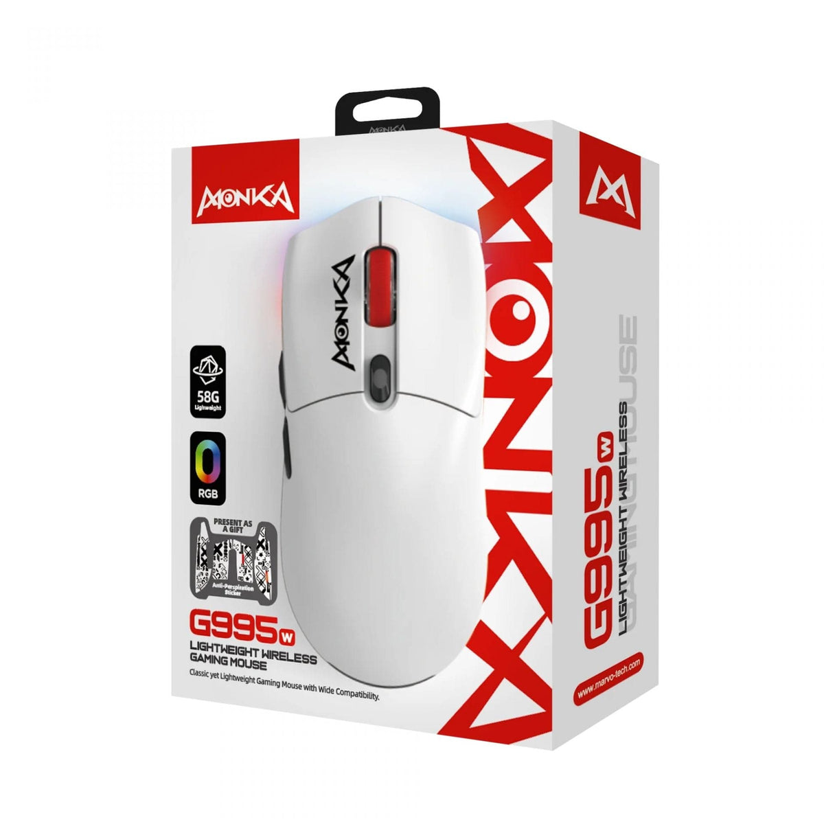 MONKA G995W  GURU WIRELESS MOUSE 6932391932124