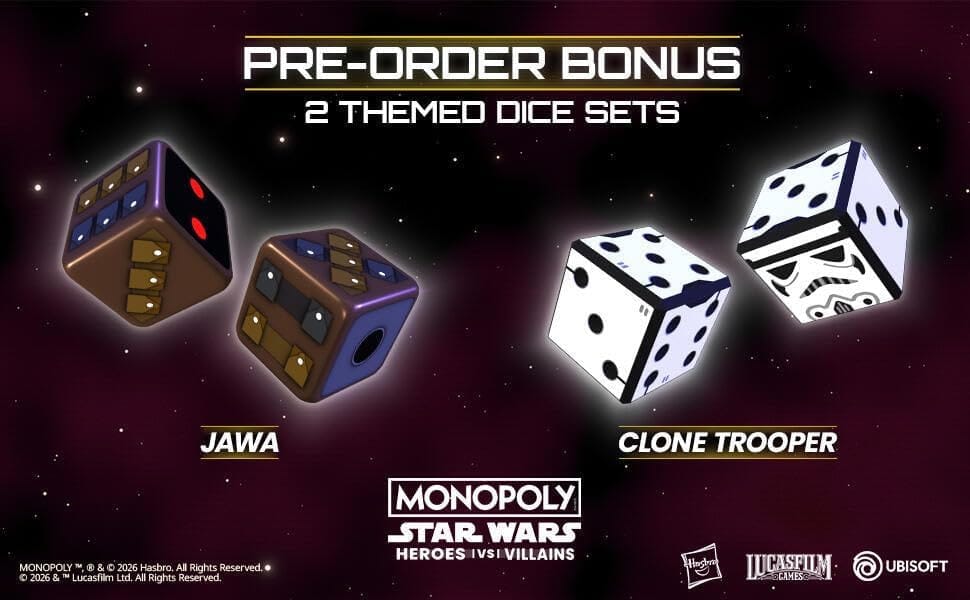 Monopoly: Star Wars Heroes Vs Villains (Playstation 5) 3307216311683