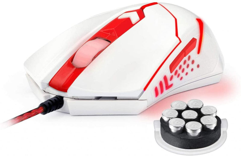 MOUSE - REDRAGON CENTROPHORUS M601W WHITE 6950376199997
