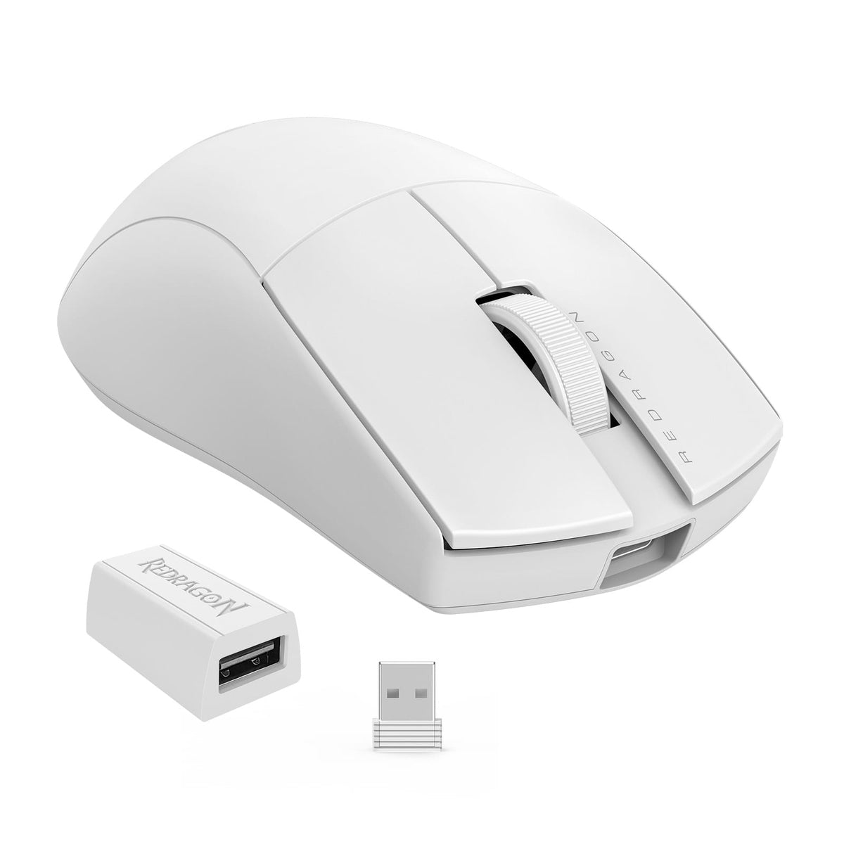 MOUSE - REDRAGON K1NG STANDARD M916-STD-1K  2.4G/BT/WIRED - WHITE 6950376727473