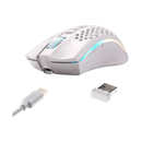 MOUSE - REDRAGON STORM PRO M808 WIRELESS/WIRED - WHITE 6950376709936