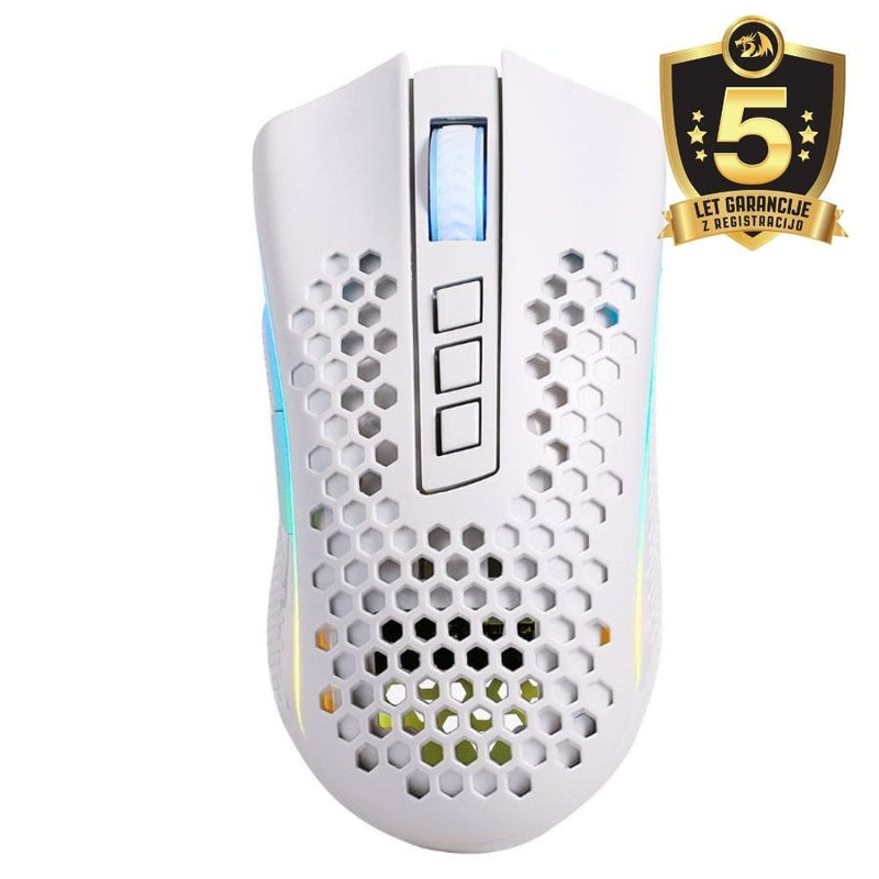 MOUSE - REDRAGON STORM PRO M808 WIRELESS/WIRED - WHITE 6950376709936