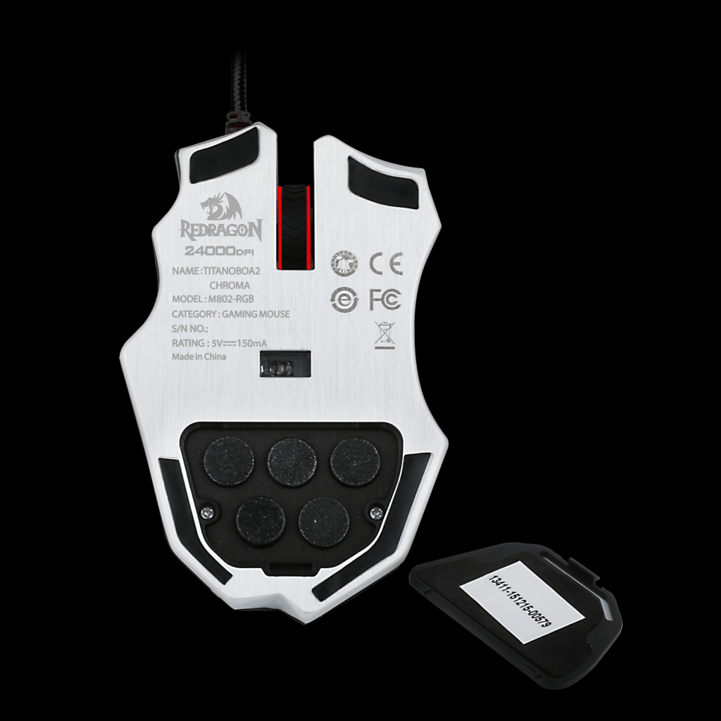 MOUSE - REDRAGON WIRED TITANOBOA 2 M802 RGB 6950376783462
