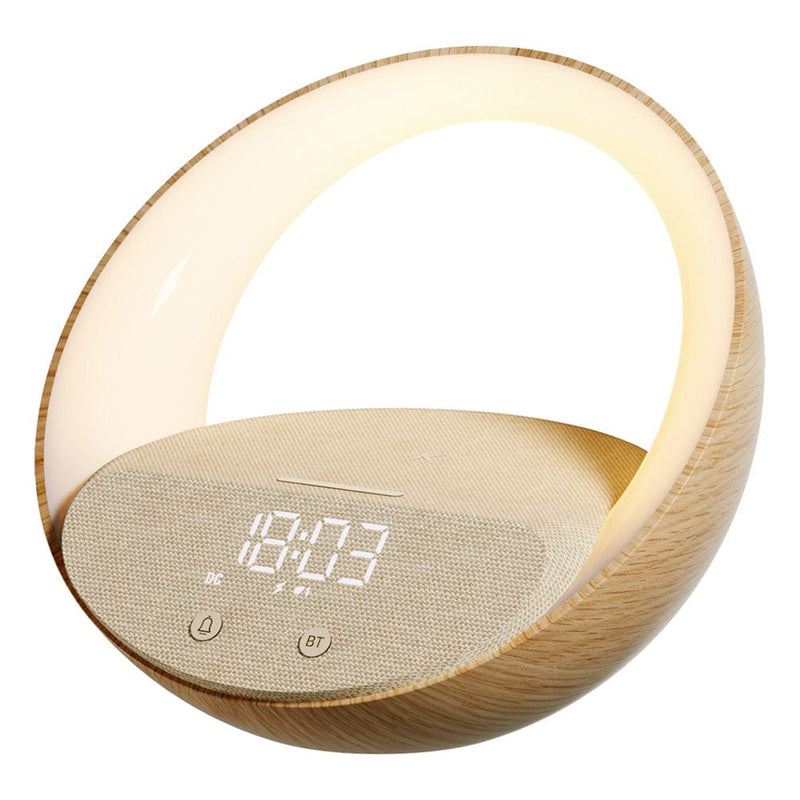 MOYE AURORA GLOW LAMP WITH CLOCK WIRELESS SPEAKER AND CHARGER 8605042622276