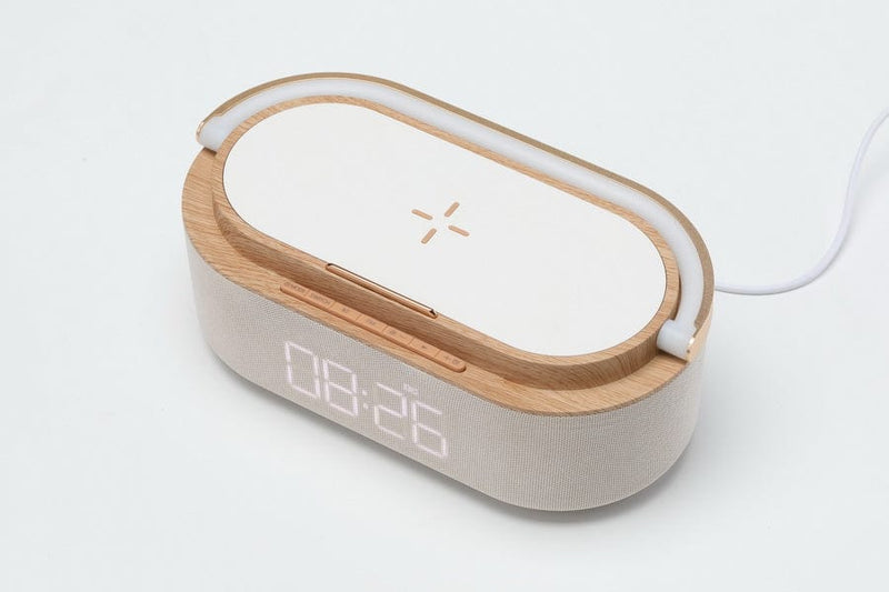 MOYE AURORA PLUS RADIO LAMP WITH CLOCK AND WIRELESS CHARGER 8605042604517