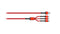 MOYE CONNECT 3 IN 1 USB DATA CABLE RED 8605042605309