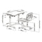 MOYE GROW TOGETHER - SET CHAIR AND DESK GREY 8605042605538