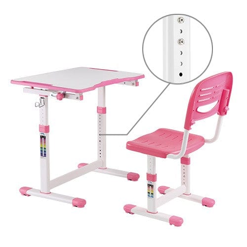 MOYE GROW TOGETHER - SET CHAIR AND DESK PINK 8605042605545