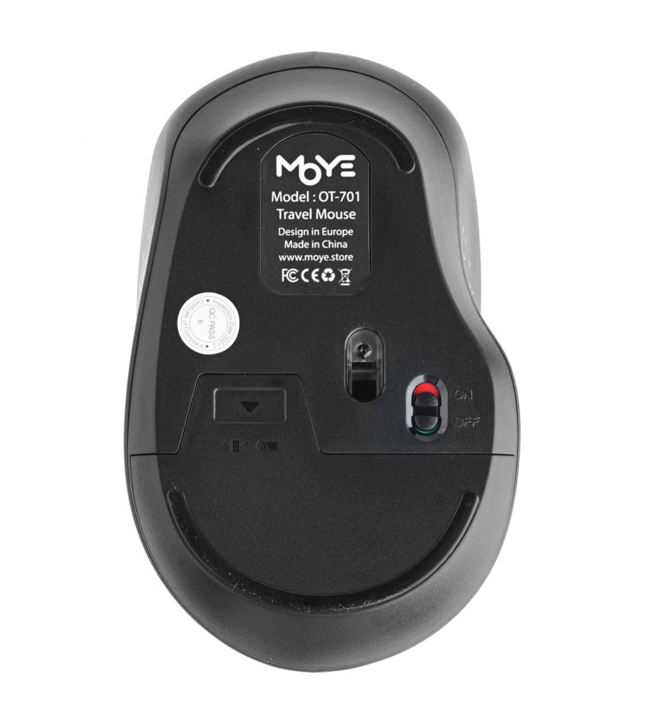 MOYE OT-701 TRAVEL MOUSE WIRELESS BLACK 8605042603121