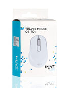 MOYE OT-701 TRAVEL MOUSE WIRELESS WHITE 8605042603930