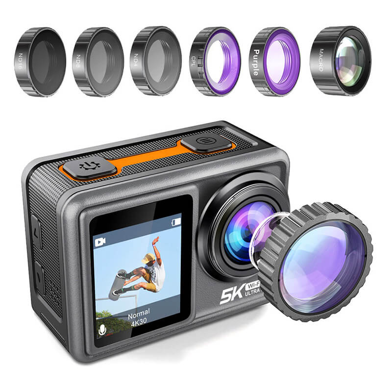 MOYE VENTURE 5K DUO ACTION CAMERA 8605042605774