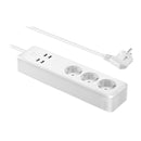 MOYE VOLTAIC SMART POWER STRIP 3 EU PLUGS + 4 USB PLUGS 3680W 16A 8605042604906