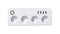 MOYE VOLTAIC SMART POWER STRIP V2 4 EU PLUGS + 4 USB PLUGS 3680W 16A 8605042604890