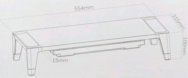 MOYE White Birch Monitor Riser - stojalo za monitor 8605042601226