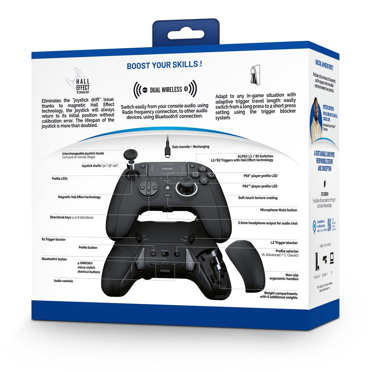NACON CONTROLLER REVOLUTION 5 PRO PS5 BLACK 3665962023541