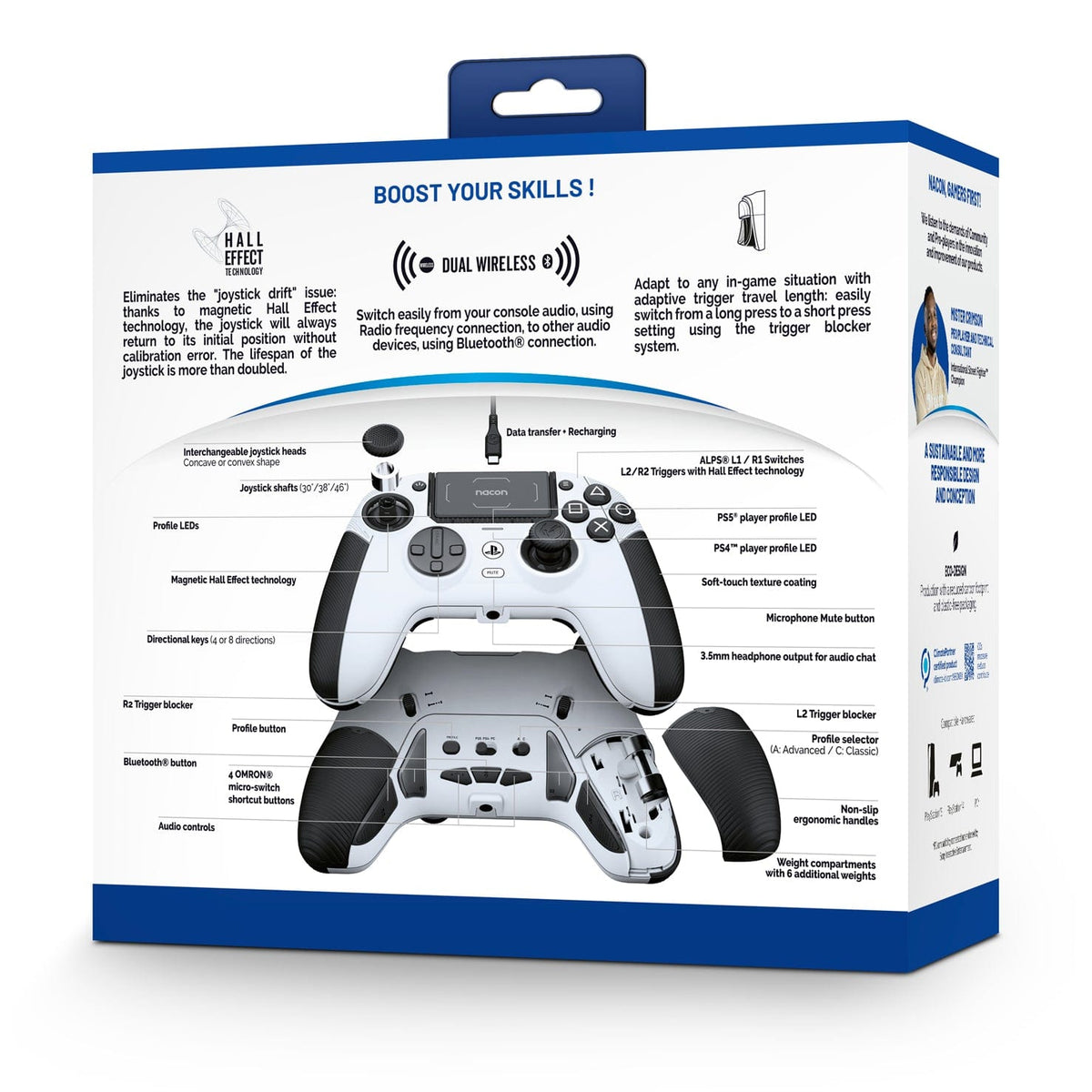 NACON CONTROLLER REVOLUTION 5 PRO PS5 WHITE 3665962023558
