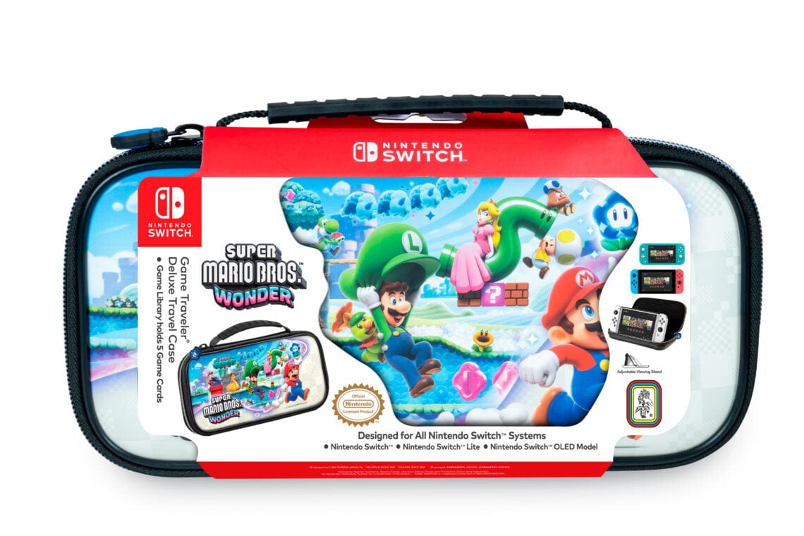 NACON NINTENDO SWITCH OFFICIAL SUPER MARIO WONDER TRAVEL CASE 0663293112968