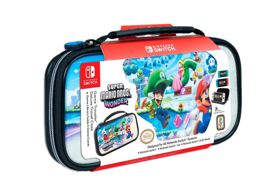 NACON NINTENDO SWITCH OFFICIAL SUPER MARIO WONDER TRAVEL CASE 0663293112968