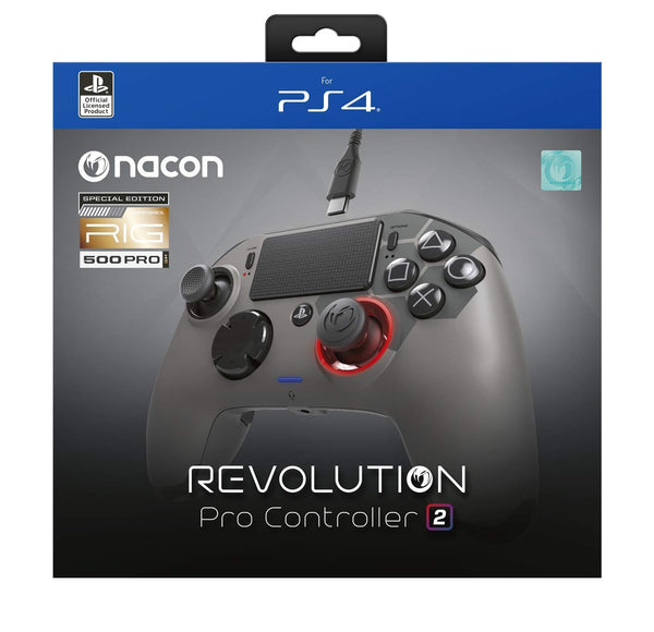 NACON PS4 REVOLUTION PRO CONTROLLER V2 RIG LIMITED EDITION BLACK OPEN BOX