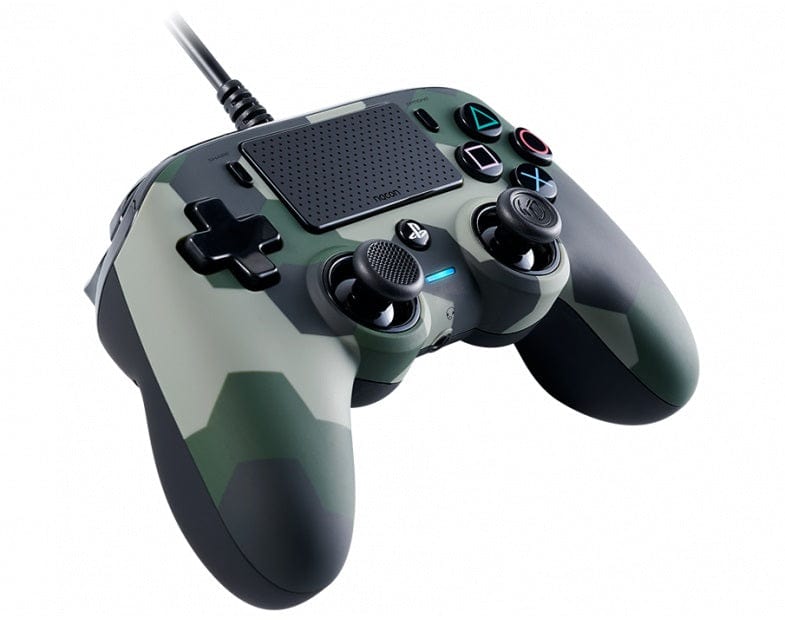 NACON PS4 WIRED COMPACT CONTROLLER CAMO GREEN 3499550382556