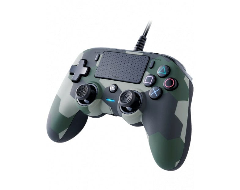 NACON PS4 WIRED COMPACT CONTROLLER CAMO GREEN 3499550382556