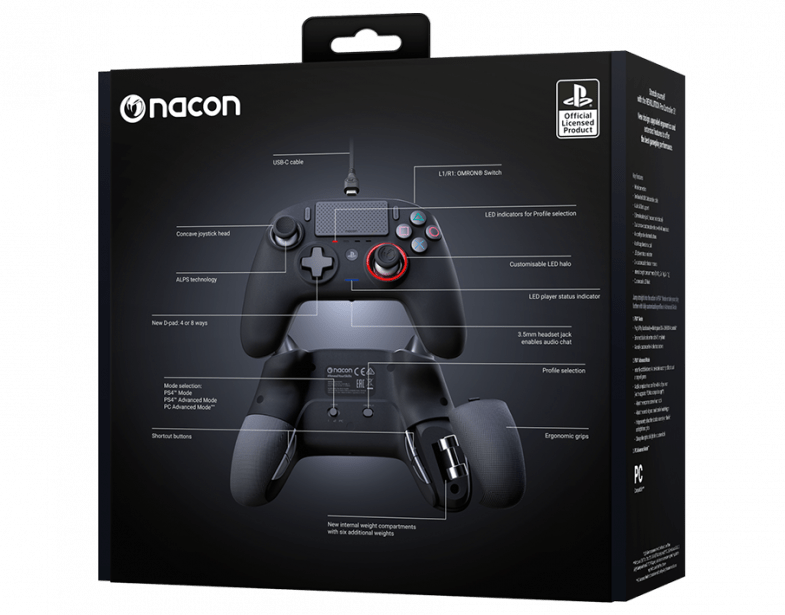 NACON REVOLUTION PS4 PRO CONTROLLER V3 - DAMAGED BOX 3200000001282