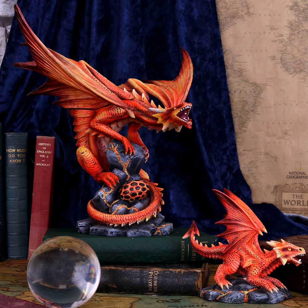 NEMESIS NOW ADULT FIRE DRAGON (AS) 24.5CM 801269131876