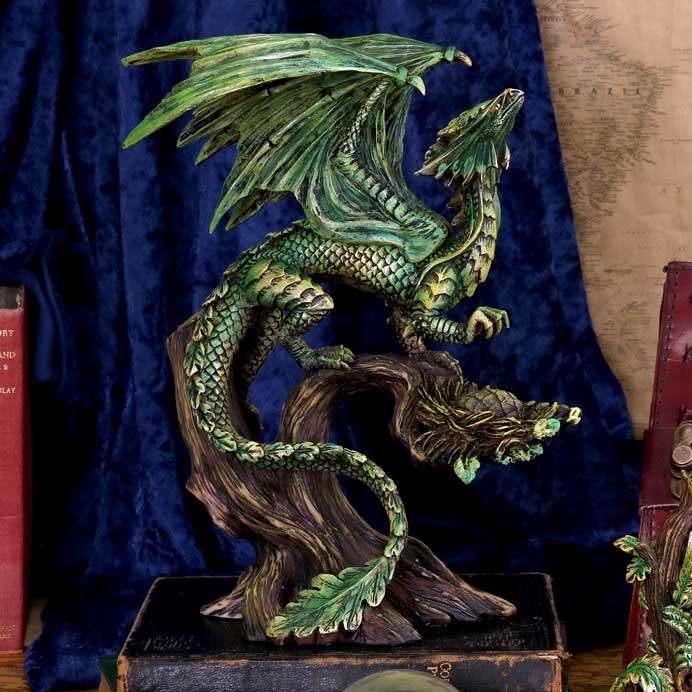 NEMESIS NOW ADULT FOREST DRAGON (AS) 25.5CM 801269131906