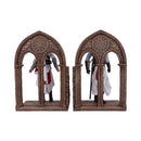 NEMESIS NOW ASSASSIN'S CREED ALTAIR AND EZIO BOOKENDS 24CM 801269143497