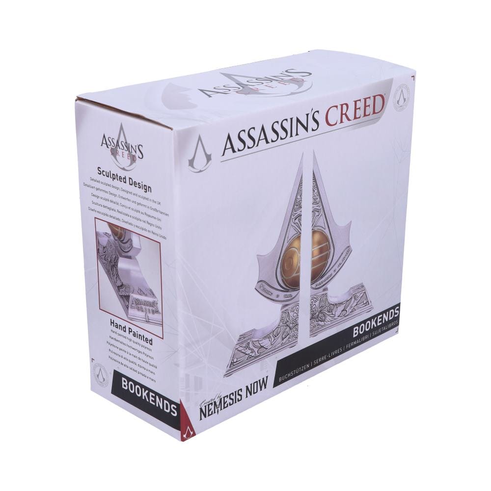 NEMESIS NOW ASSASSIN’S CREED APPLE OF EDEN BOOKENDS 18.5CM 801269140854