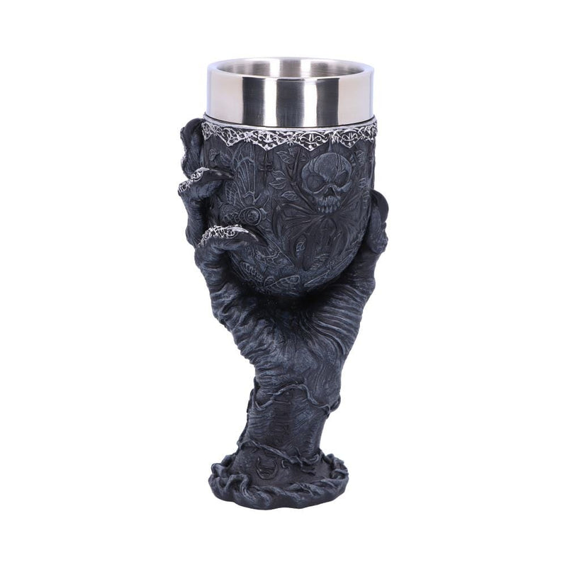 NEMESIS NOW BAPHOMET'S GRASP GOBLET 18CM 801269138356