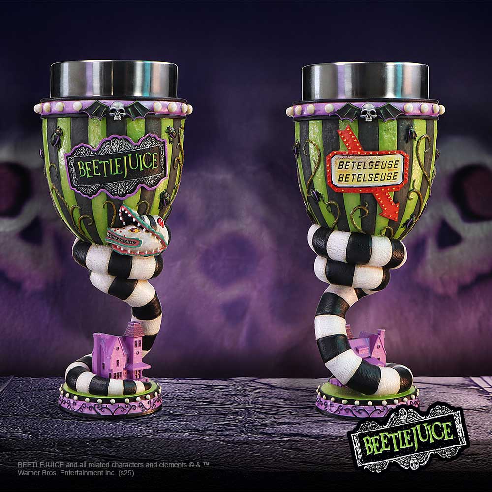 NEMESIS NOW BEETLEJUICE GOBLET 801269158729