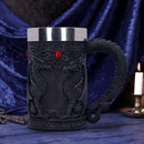 NEMESIS NOW BLACK WING TANKARD 16CM 801269067656