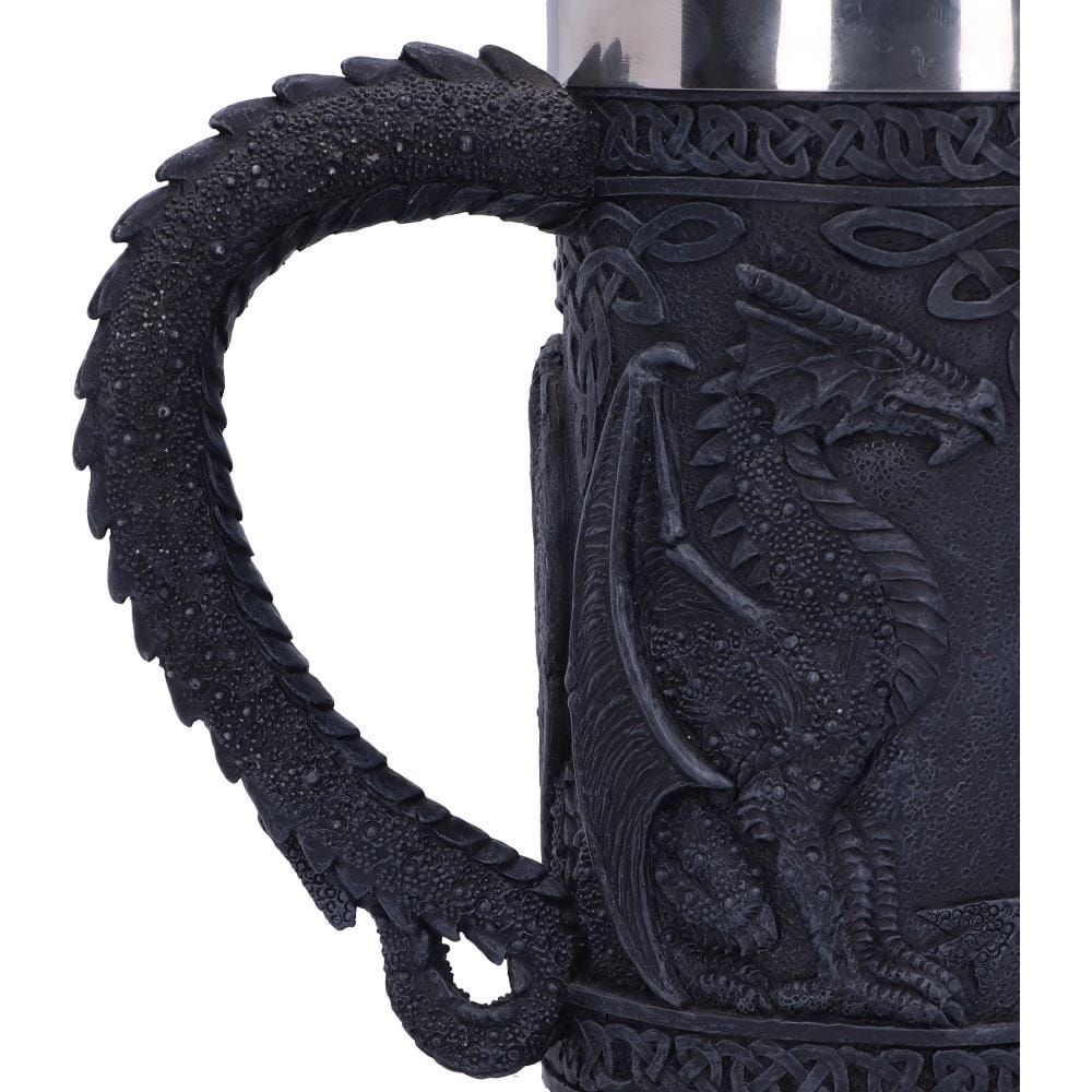 NEMESIS NOW BLACK WING TANKARD 16CM 801269067656